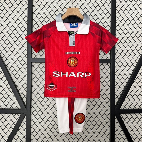 Camiseta Manchester United Primera equipo Niño Retro 1996 1997